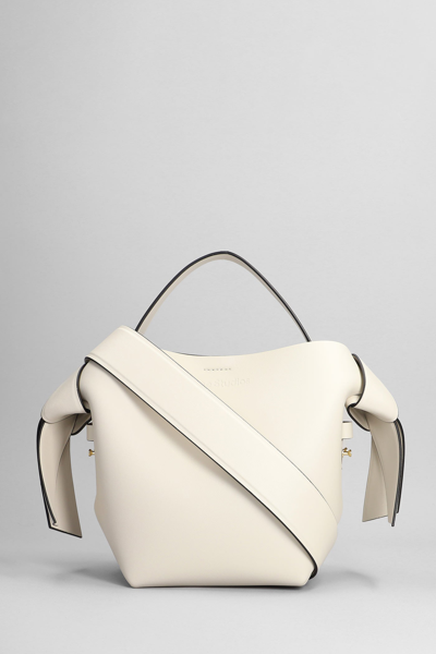 Shop Acne Studios Musubi Mini Hand Bag In White Leather
