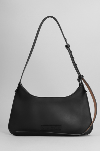 Shop Acne Studios Platt Mini Shoulder Bag In Black Leather
