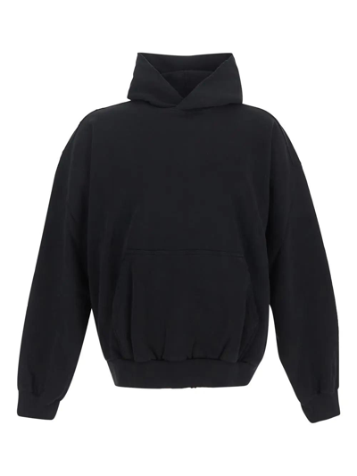 Shop Balenciaga Cotton Sweatshirt In Black