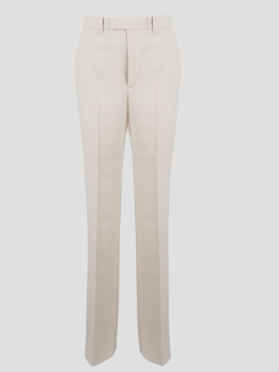 Shop Gucci Wool Crepe Pant In White
