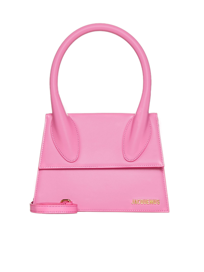 Shop Jacquemus Tote In 430 Pink