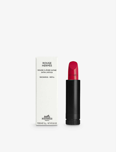 Shop Hermes 82 Rouge Vigne Rouge Matte Lipstick Refill 3.5g
