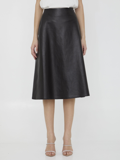 Shop Balenciaga A-line Skirt In Black