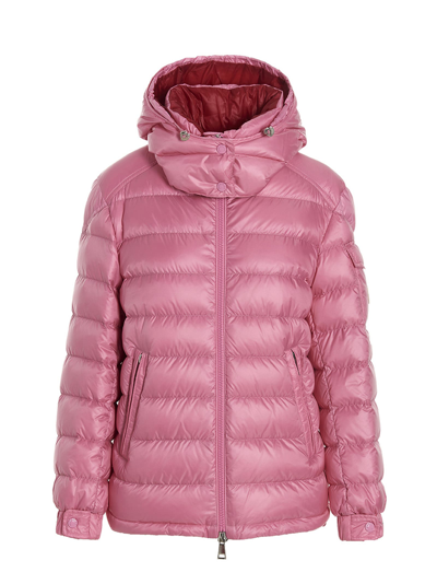 Moncler Down Jacket In Fuchsia