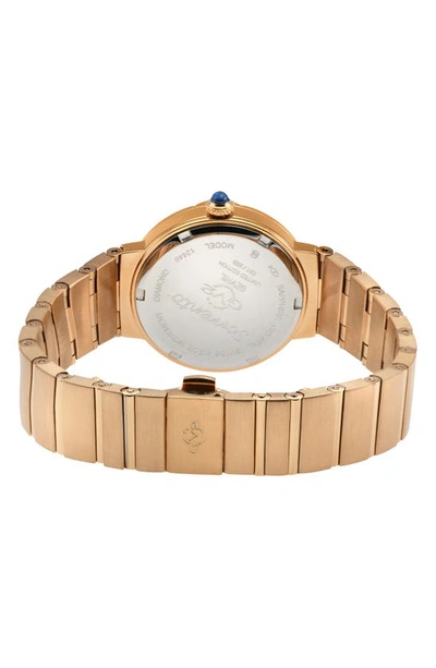 Gv2 Sorrento Diamond Embellished Bracelet Watch, 32mm In Rose Gold