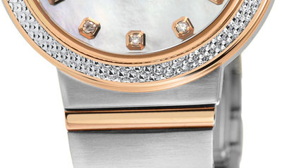 Gv2 Sorrento Swiss Quartz Diamond Bracelet Watch, 32mm In Two Tone