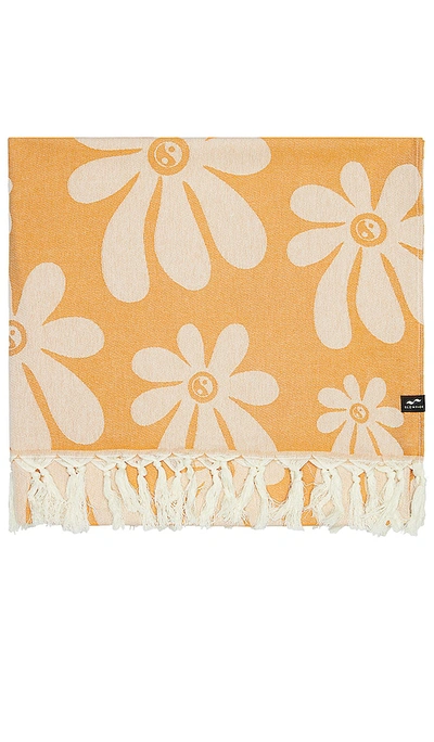 Slowtide Iggy Turkish Towel In Burnt Orange