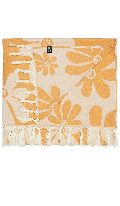 Slowtide Iggy Turkish Towel In Burnt Orange