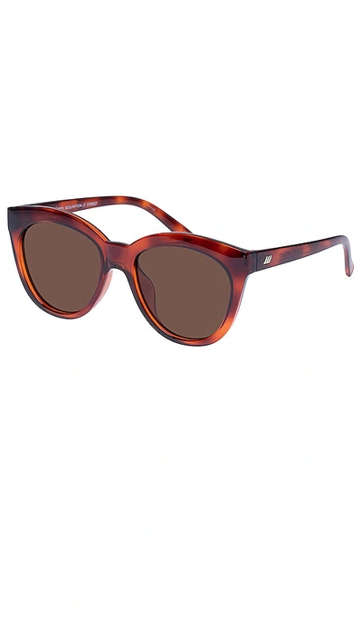 Shop Le Specs Resumption Sunglasses In Brown