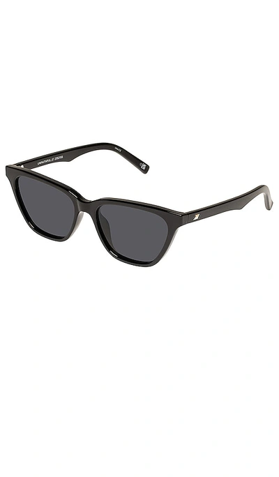 Shop Le Specs Unfaithful Sunglasses In Black