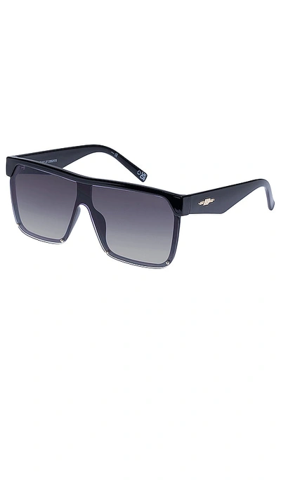 Shop Le Specs Thirstday Sunglasses In Black