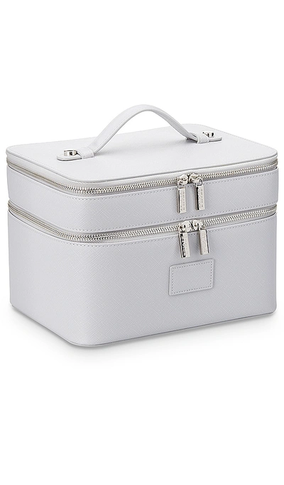 Shop Etoile Collective Duo Vanity Case In Light Grey