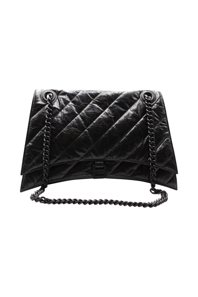 Shop Balenciaga Crush Large Chain Bag Quilted In Default Title