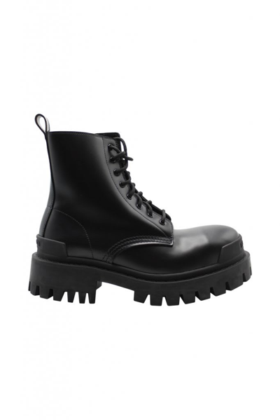 Shop Balenciaga Strike 20mm Lace-up Boot In Default Title