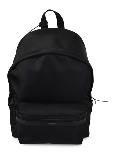 Shop Saint Laurent Sac City Backpack In Black