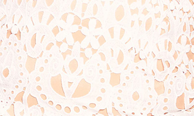 City Chic All Class Lace Overlay Sheath Dress In Ivory