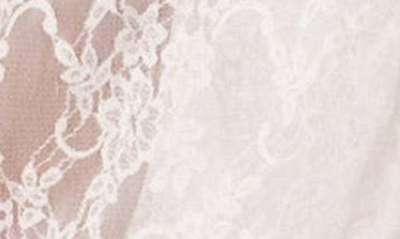 Edikted Aura Low Rise Sheer Lace Maxi Skirt In White