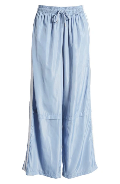 Edikted Fauna Track Trousers In Light-blue