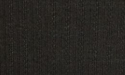 Edikted Pointelle Stitch Cross Back Strap Romper In Black