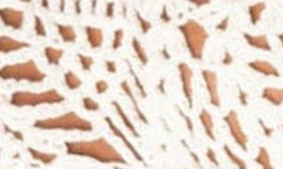 Edikted Rocco Tie Front Crochet Crop Top In Cream