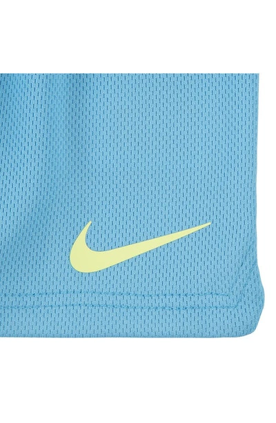 Nike Wild Air Mesh Shorts Set Toddler 2-piece Set In Baltic Blue
