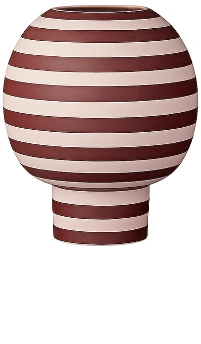Shop Aytm Varia Round Vase In Pink