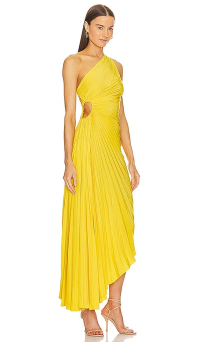 Shop A.l.c Delfina Dress In Yellow