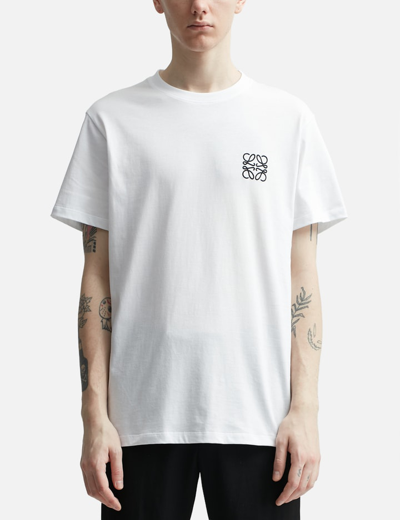 Shop Loewe Regular Fit T-shirt In White