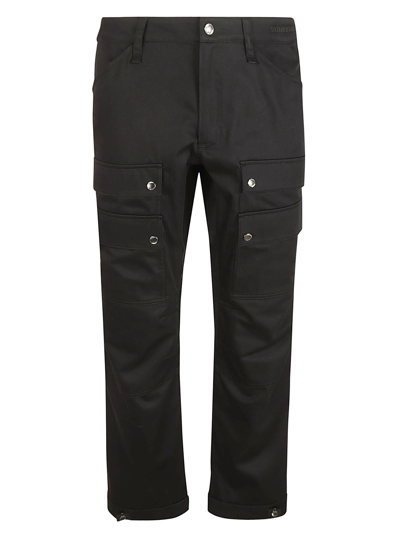 Shop Burberry Carmelo Cargo Pants In Black