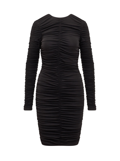 Shop Dsquared2 Long-sleeved Dress In Black