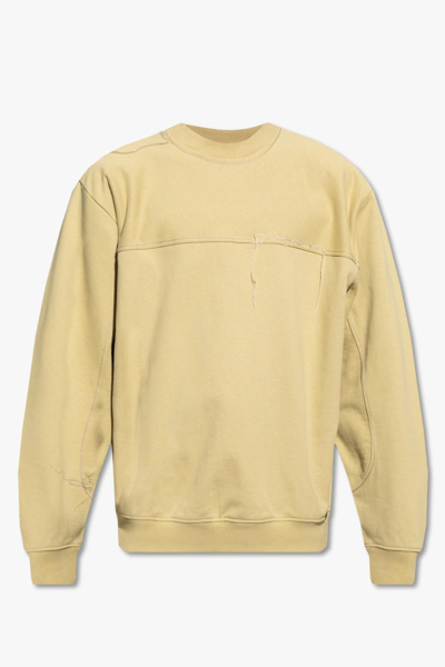 Shop Jacquemus Fio Sweatshirt With Logo In Kaki