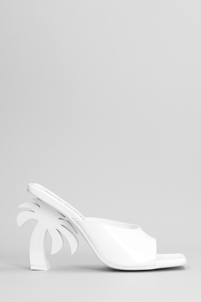 Palm Angels Palm Beach Mule In White