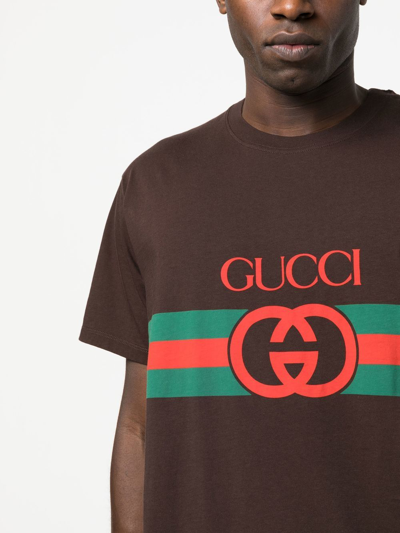 T-shirt Gucci Multicolour size S International in Cotton - 32102156