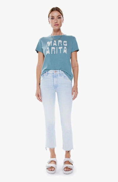 Shop Mother The Lil Goodie Goodie Cotton Graphic Tee In Margarita
