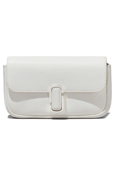 Shop Marc Jacobs The J Marc Mini Bag In White/ Silver