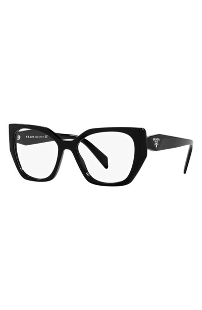 Prada Womens Brown Pr 18wv Square-framed Acetate Glasses In Black