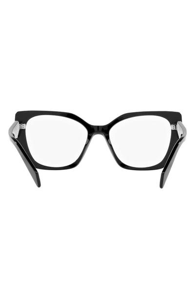 Prada Womens Brown Pr 18wv Square-framed Acetate Glasses In Black