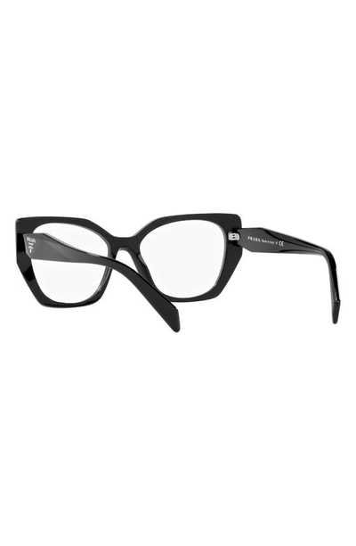 Prada Womens Brown Pr 18wv Square-framed Acetate Glasses In Black