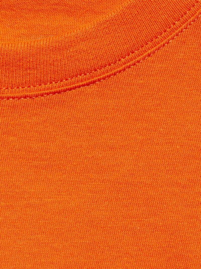Shop Gucci Cartoon-print Cotton T-shirt In Orange