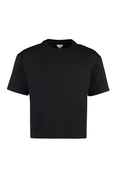 Shop Bottega Veneta Cotton T-shirt In Black