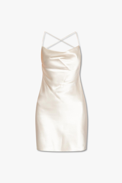 Shop Saint Laurent Silk Slip Dress In Default Title
