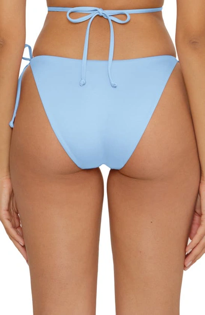 Becca Color Code Side Tie Bikini Bottom In Blue