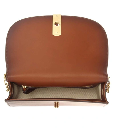 Shop Altuzarra Ghianda Leather Shoulder Bag In Caramel Lrowe