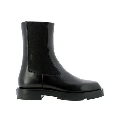 Shop Givenchy Leather Boots In Black