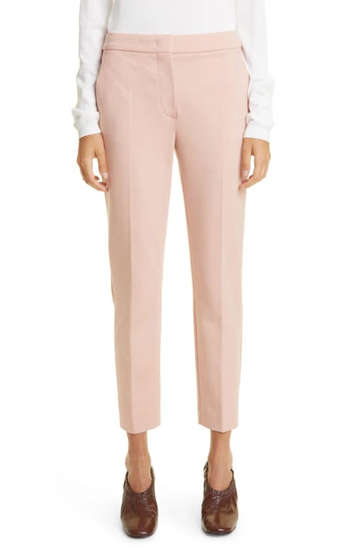 Shop Max Mara Pegno Slim Fit Jersey Ankle Pants In Pink
