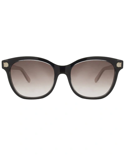 Shop Ferragamo Women's Sf834s 55mm Sunglasses In Black