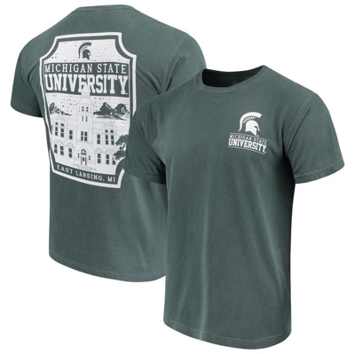 Shop Image One Green Michigan State Spartans Comfort Colors Campus Icon T-shirt