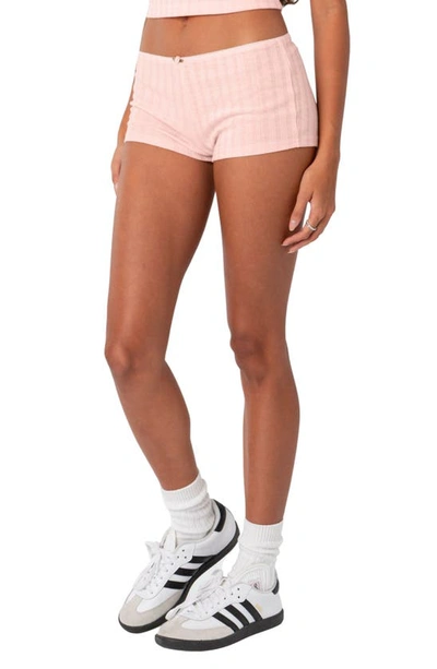 EDIKTED EDIKTED SWEETPEA POINTELLE LOW RISE MICROSHORTS 