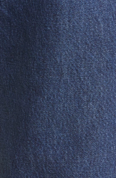 Shop Totême High Waist Tapered Jeans In Dark Blue
