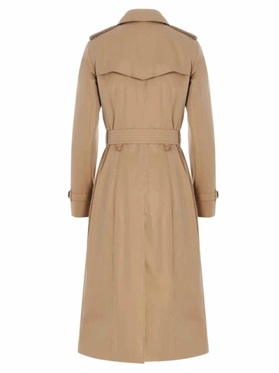 Shop Burberry 'chelsea' Fitted Trench Coat